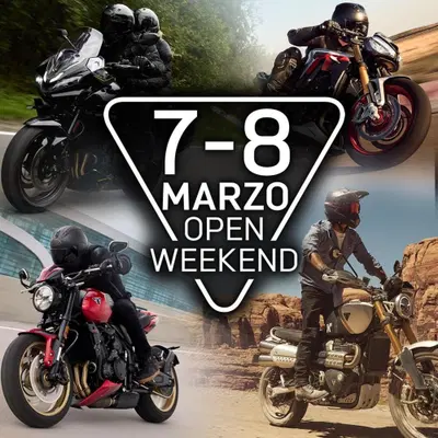 Tutti in moto: arriva il Triumph Open Weekend!