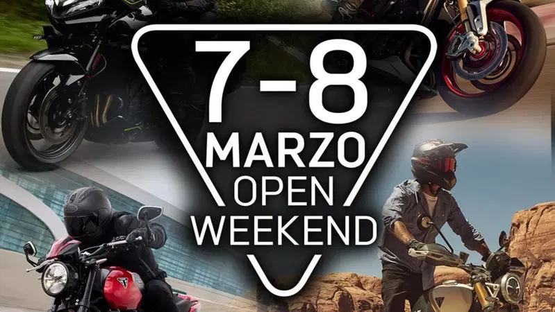 Tutti in moto: arriva il Triumph Open Weekend!
