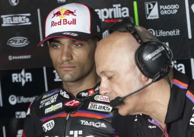 MotoGP 2026. GP di Thailandia. Jorge Martin: “Guido ancora con il setup di Marco Bezzecchi, ma io non sono lui. Sorpreso di essere nei primi cinque? Non del tutto”