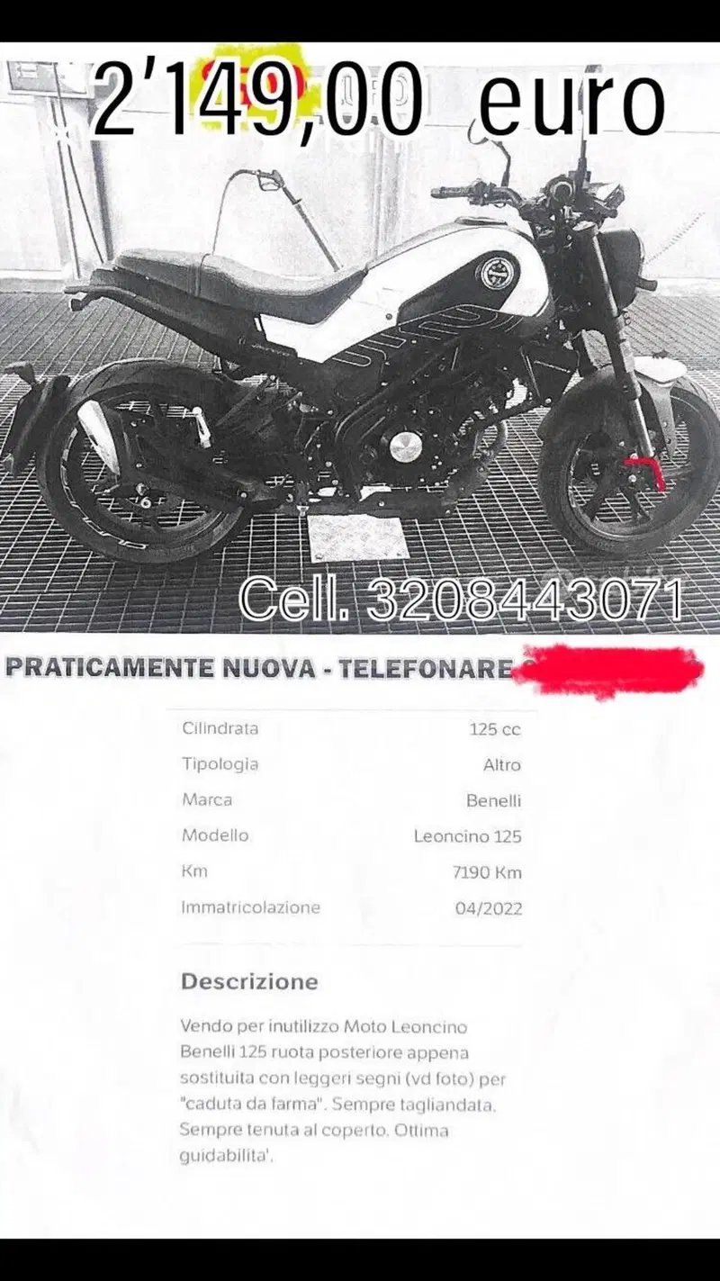 Benelli Leoncino 125 (2022 - 25)