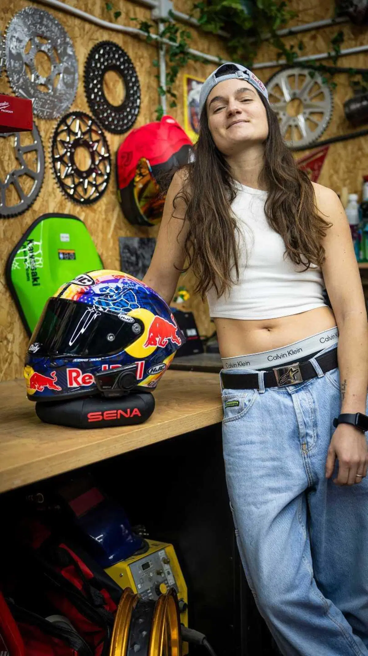 Sarah Lezito entra nella famiglia SENA, l'interfono diventa parte attiva dello stunt riding (9)
