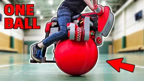 I built an Omni-Directional ONE-BALL Bike