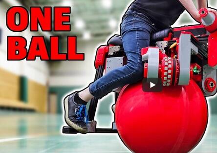 Rivoluzione su una sola ruota, la Uniball Bike viaggia su una sfera gigante