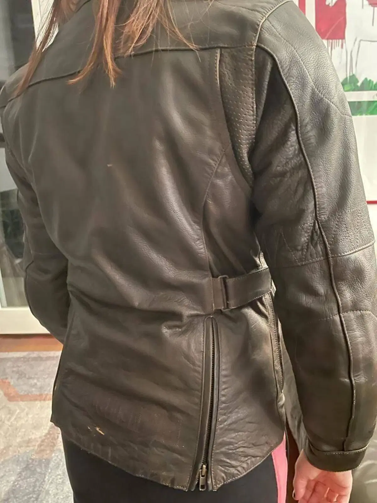 Giubbino in pelle donna originale Triumph – taglia (3)