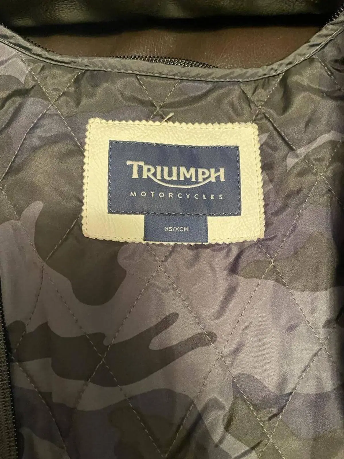 Giubbino in pelle donna originale Triumph – taglia (10)