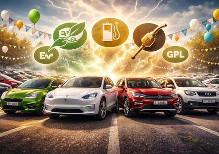 Mercato auto Italia, febbraio 2026: vendite in crescita del 14%, boom delle ibride e delle elettriche