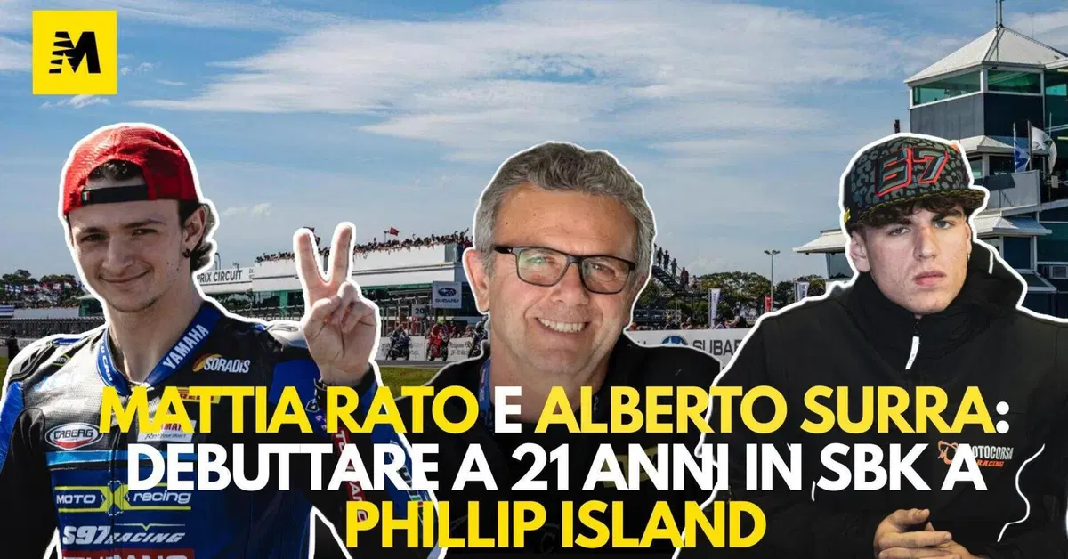 SBK 2026. Mattia Rato e Alberto Surra: debuttare a 21 anni nel WorldSBK a Phillip Island [VIDEO]