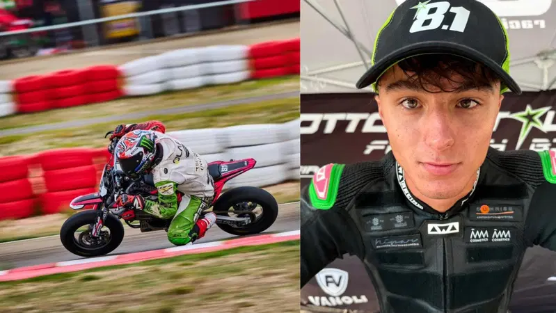 Sale in moto a 18 anni per la prima volta e vince un campionato di Pitbike