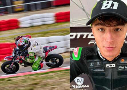 Sale in moto a 18 anni per la prima volta e vince un campionato di Pitbike