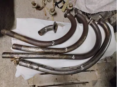 Collettori di scarico curva marmitta per moto e ci Varie moto e ciclomotori d'epoca