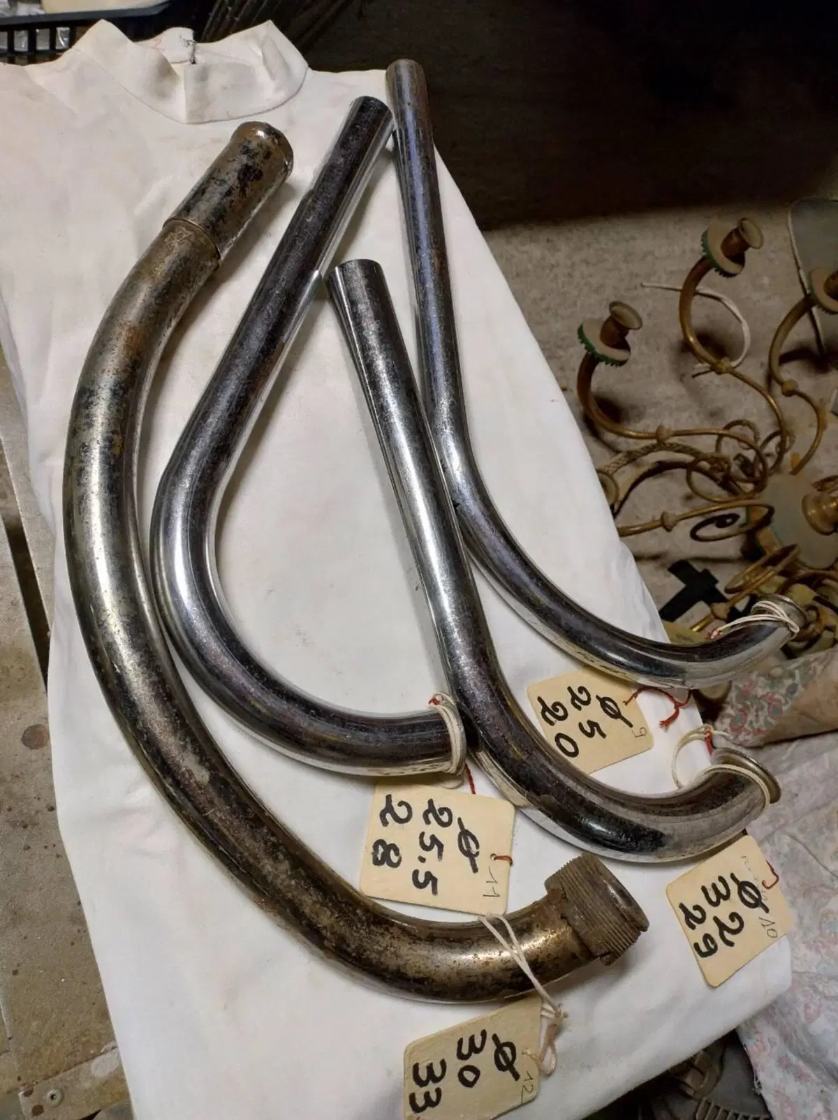 Collettori di scarico curva marmitta per moto e ci Varie moto e ciclomotori d'epoca (12)