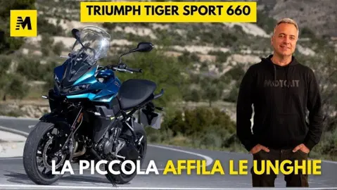 Triumph 660 Tiger Sport: la Piccola affila le unghie