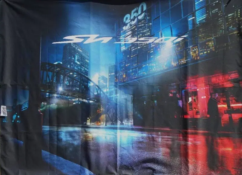 Telo pubblicitario Honda SH 350i (n.301) (2)