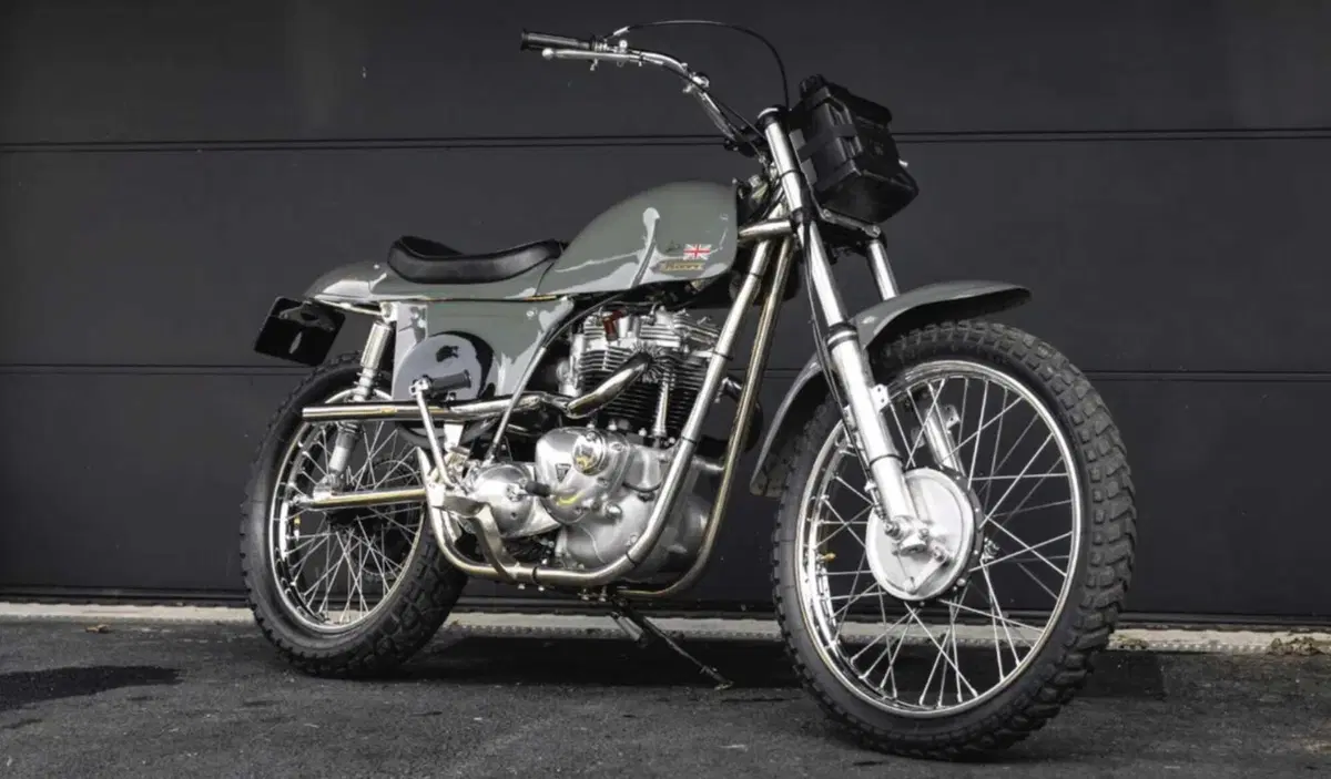 All’asta la moto Métisse Steve McQueen Desert Racer del 2008 [GALLERY]