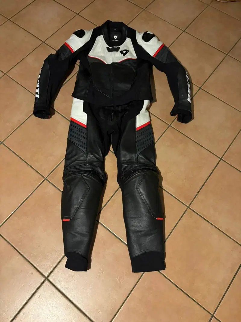 Giacca Hyper speed Revit in pelle divisbile Rev'it! (5)