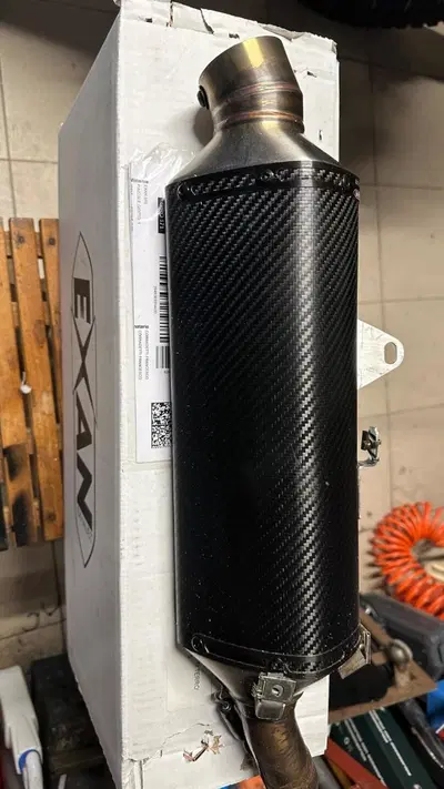 Scarico carbonio Ducati Desertx Exan