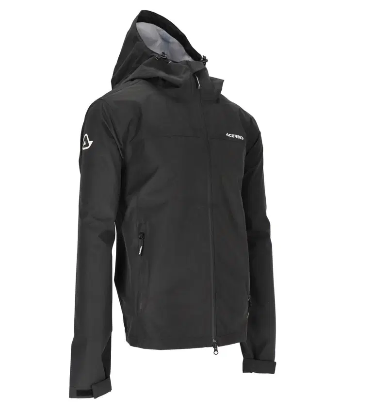 Giacca moto Acerbis Paddock 3 strati Nero