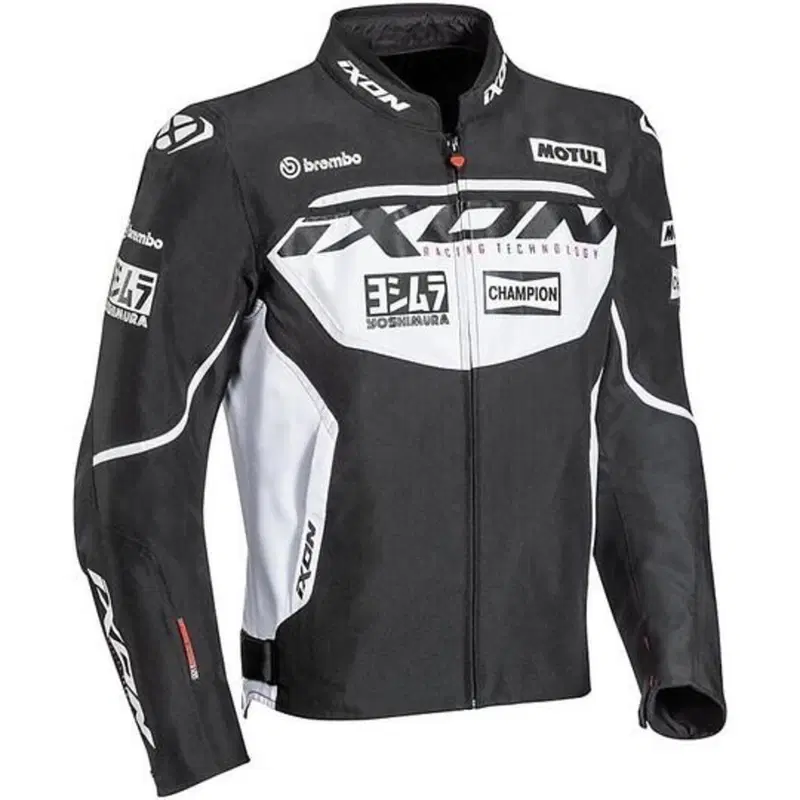 Giacca moto Ixon MATRIX EVO nero bianco