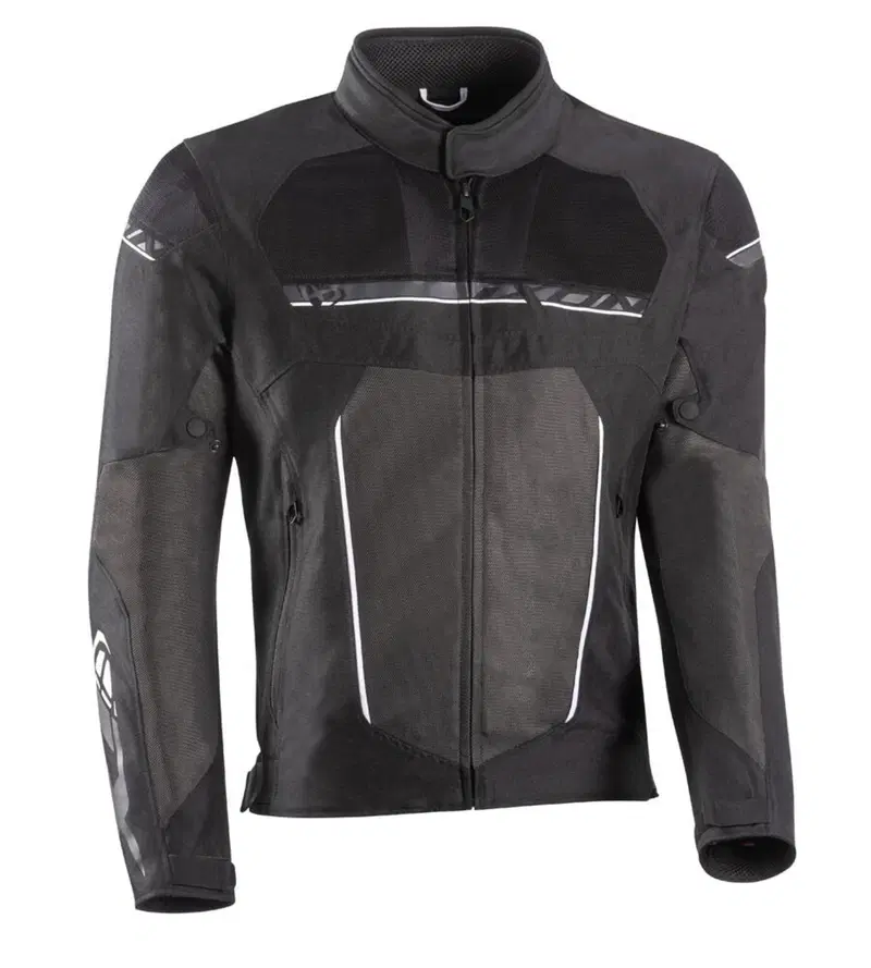 Giacca moto estiva Ixon T-REX 3 strati Nero Bianco
