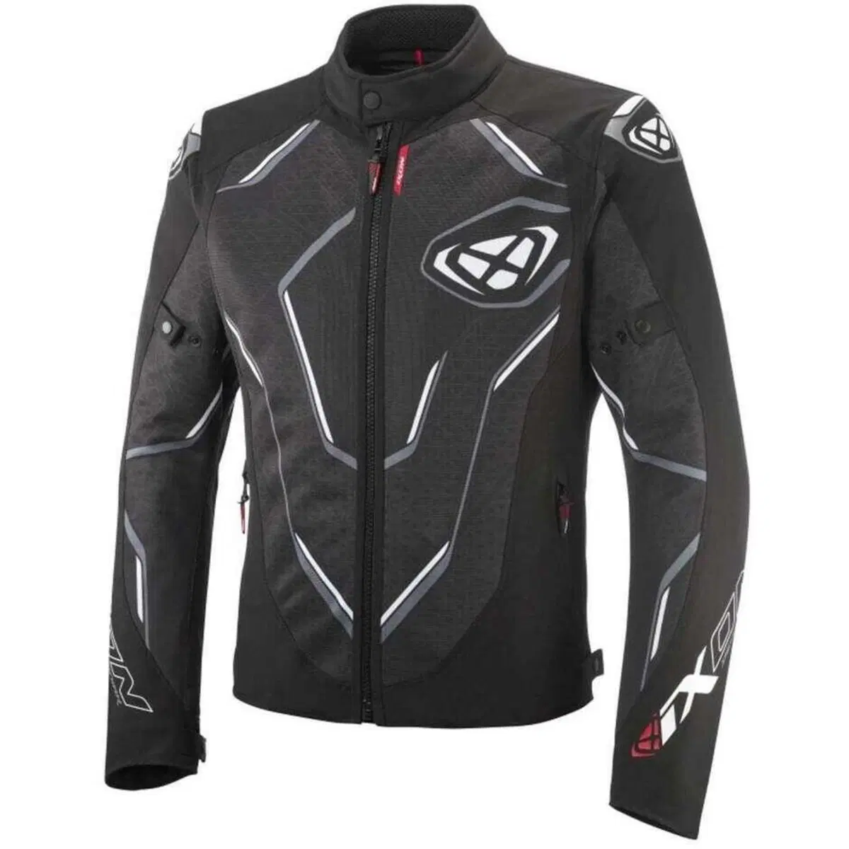 Giacca moto Ixon DEMONIAK 3 strati Nero Bianco