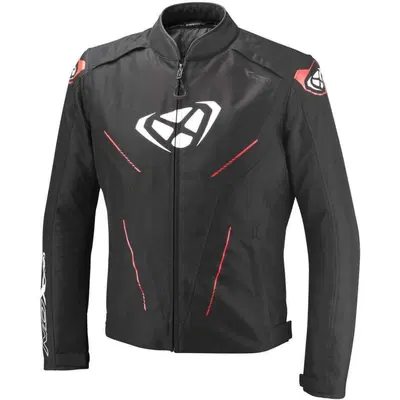 Giacca Moto Ixon Prodigy Nero Bianco Rosso