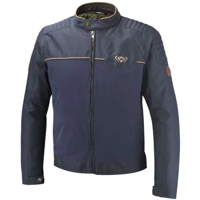 Giacca Moto Ixon Hornet Navy Marrone