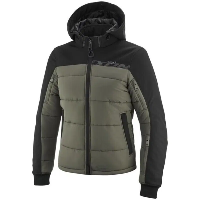 Giacca Moto Donna Ixon Aspen Lady Kaki Nero