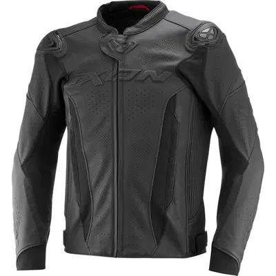 Giacca Moto Pelle Ixon Vortex 3 Nero Nero