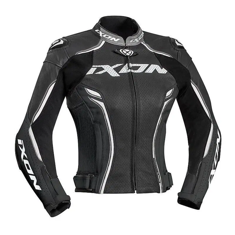 Giacca moto donna pelle estiva Ixon VORTEX LADY Ne