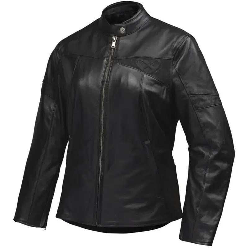 Giacca moto donna pelle Ixon Cranky C Lady Nero