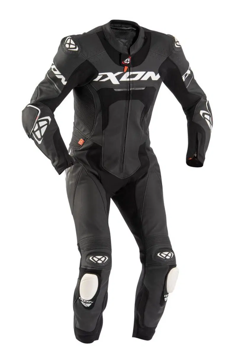Tuta moto pelle intera Ixon JACKAL Nero