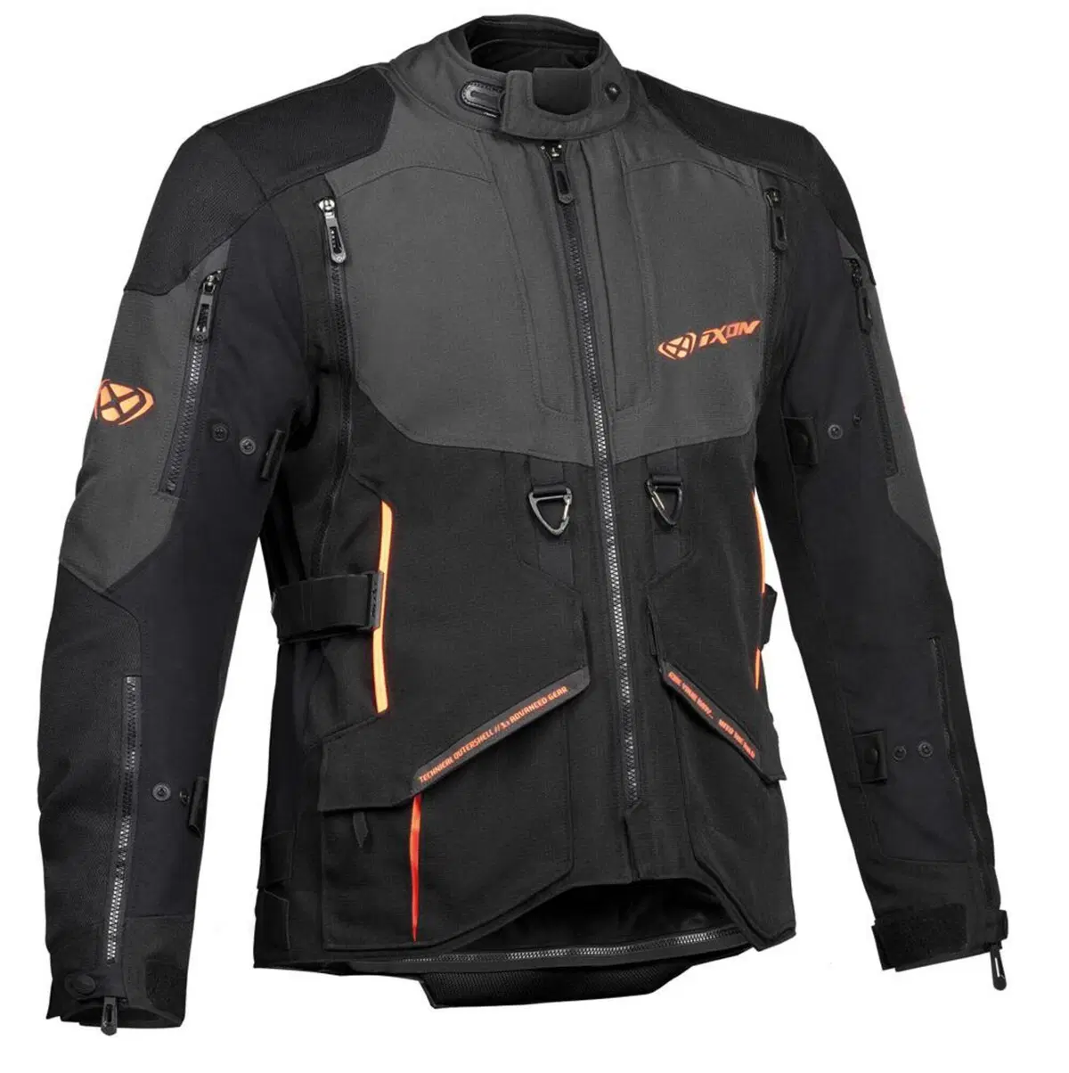 Giacca moto Ixon Ragnar 3 strati nero antracite ar
