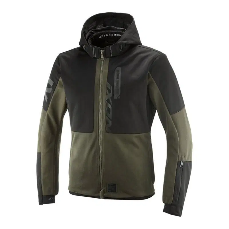 Felpa Moto Estiva Ixon Park Air Nero Kaki