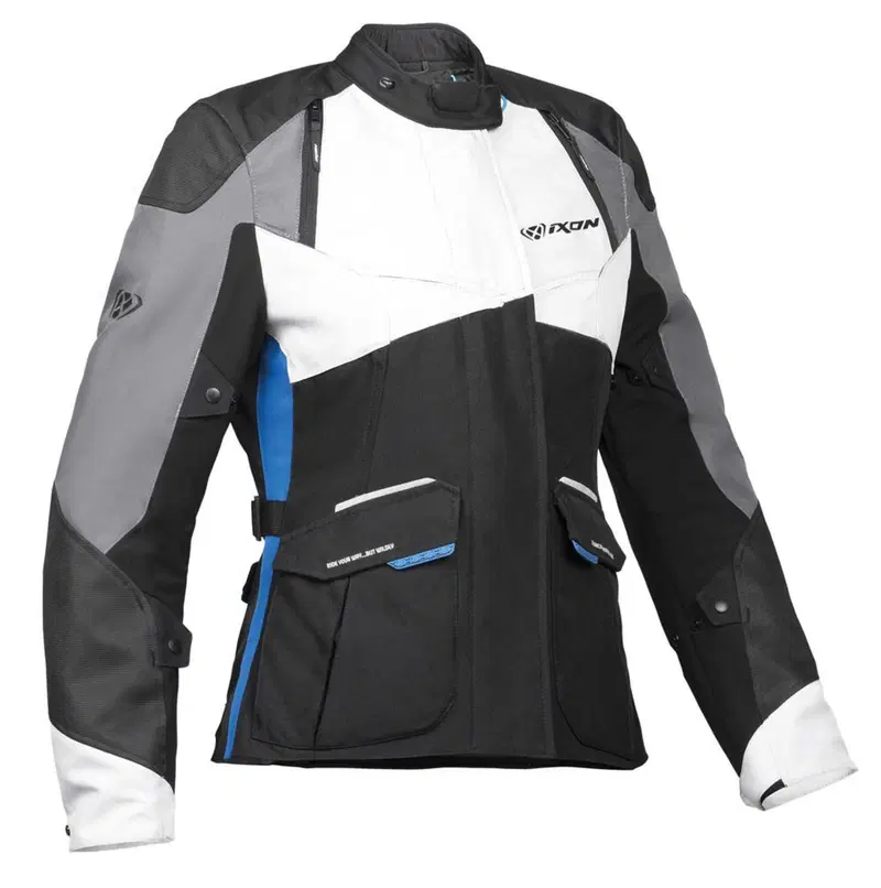 Giacca moto donna Ixon Balder Lady 3 strati nero