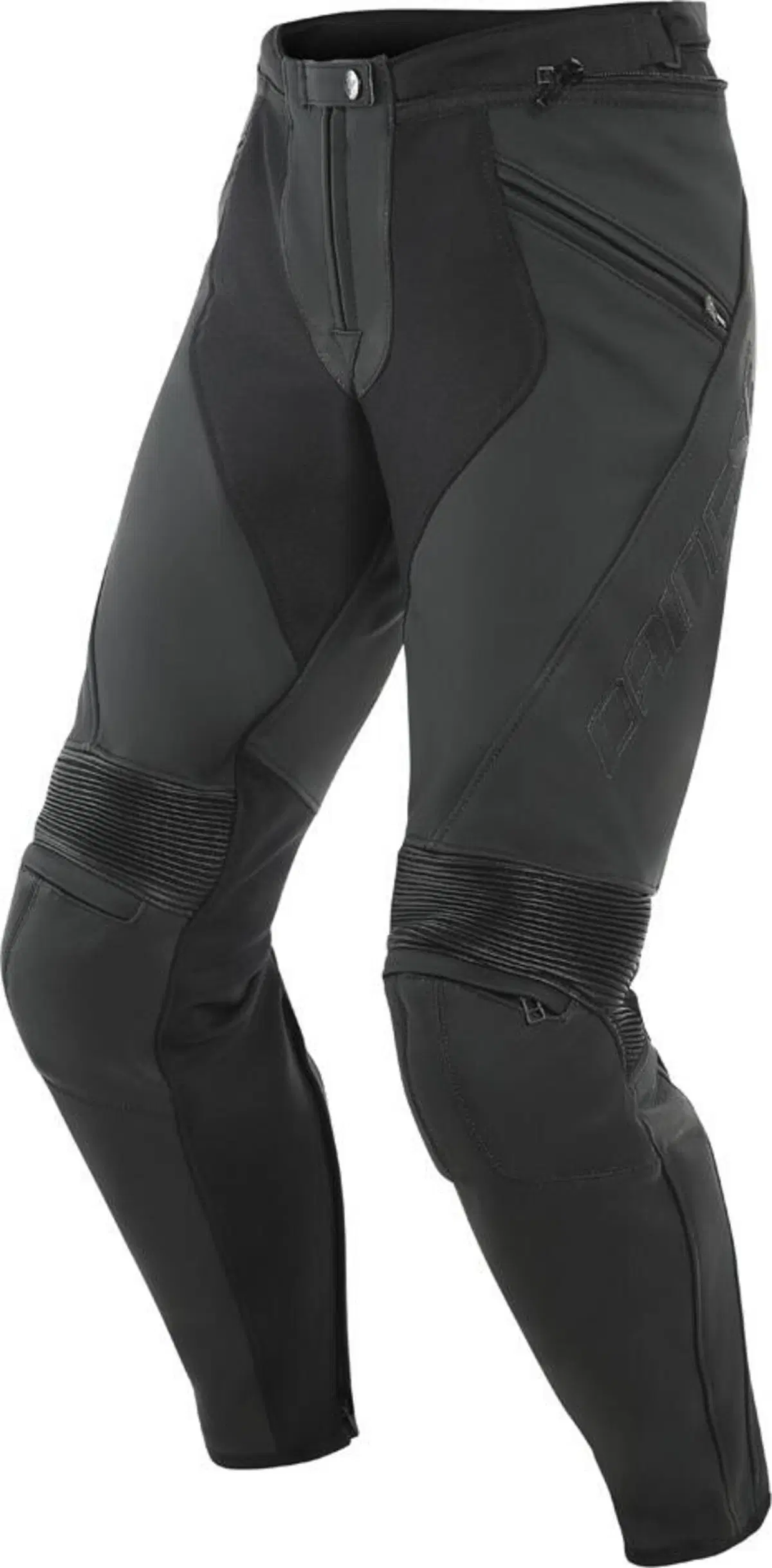 Pantaloni moto pelle Dainese PONY 3 Nero opaco