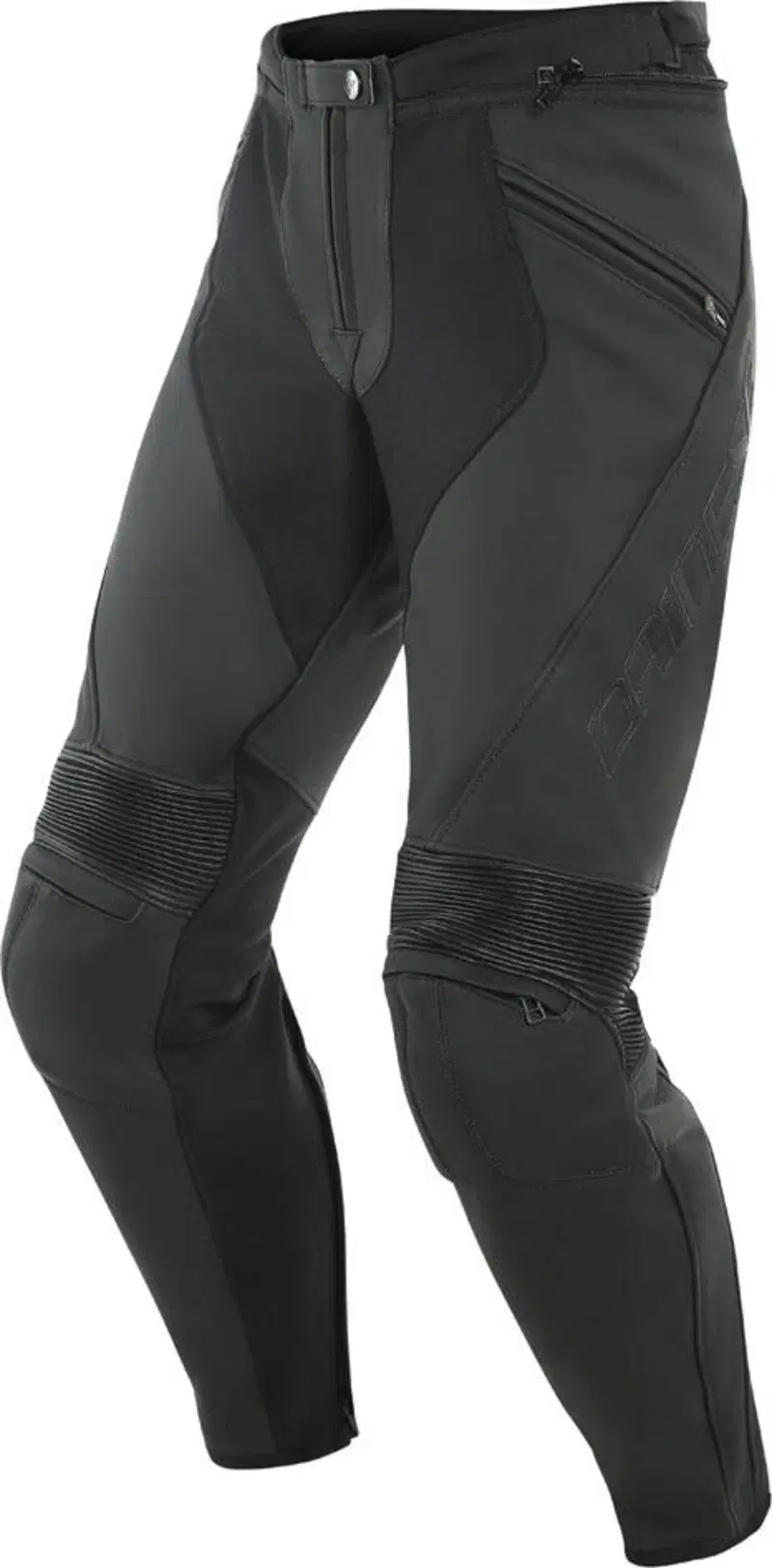 Pantaloni moto pelle Dainese PONY 3 Nero opaco