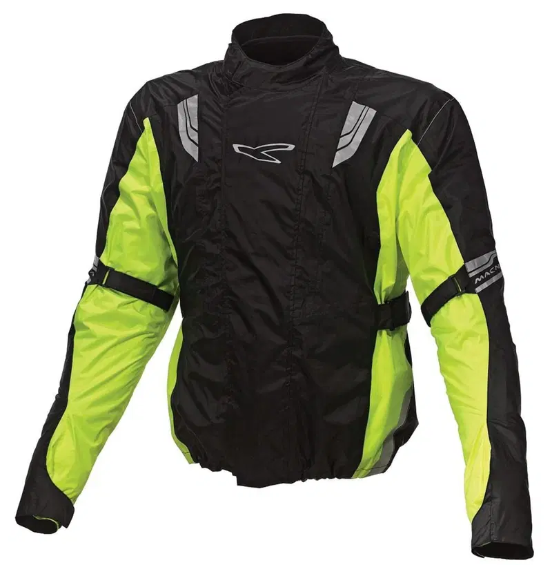 Giacca antipioggia Macna Shelter giallo fluo nero