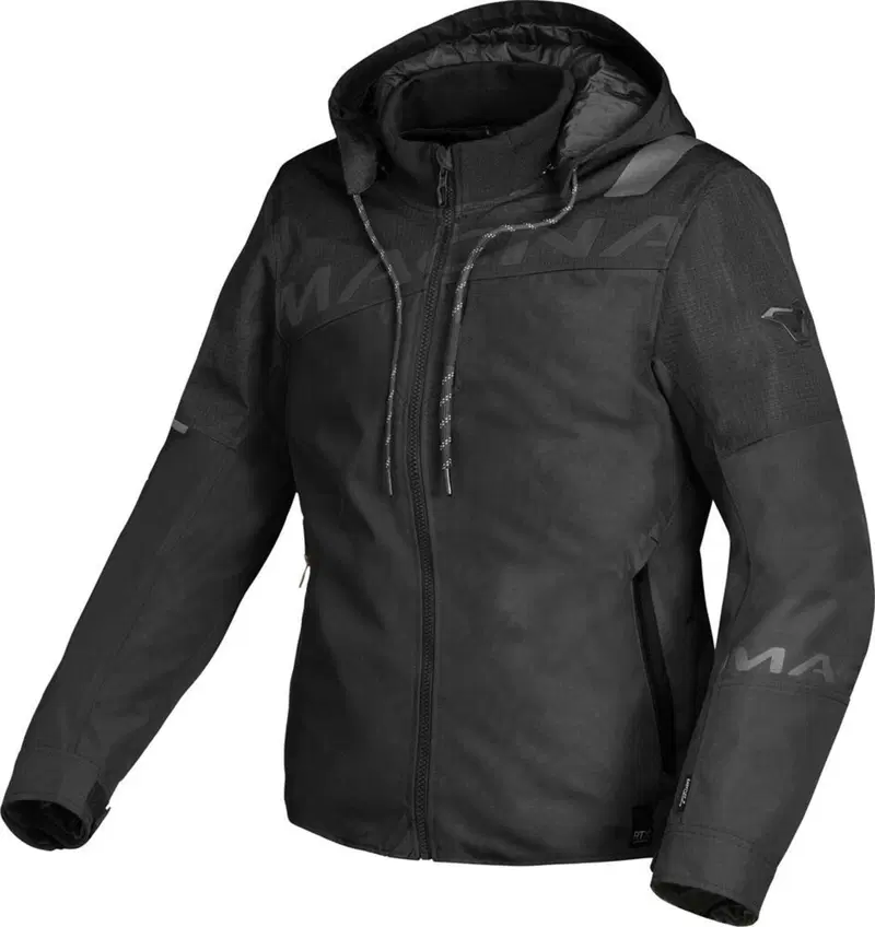 Giacca moto donna touring Macna Racoon Nero