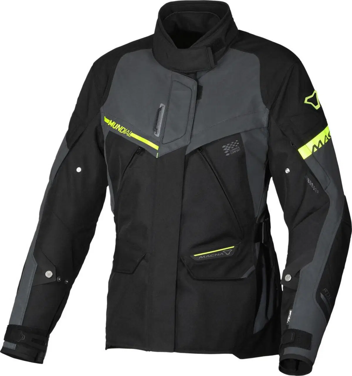 Giacca moto donna touring Macna Mundial Night Eye