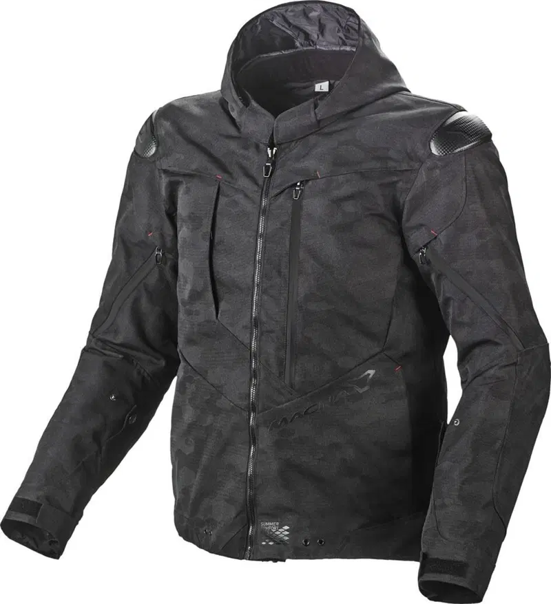 Giacca moto Macna Proxim WP 3 strati Camo Nero