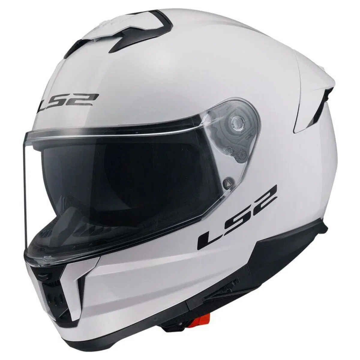 Casco integrale LS2 FF808 Stream II Solid bianco