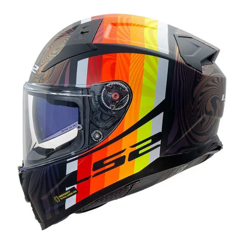 casco integrale LS2 Vector 2 Freedom in fibra nero