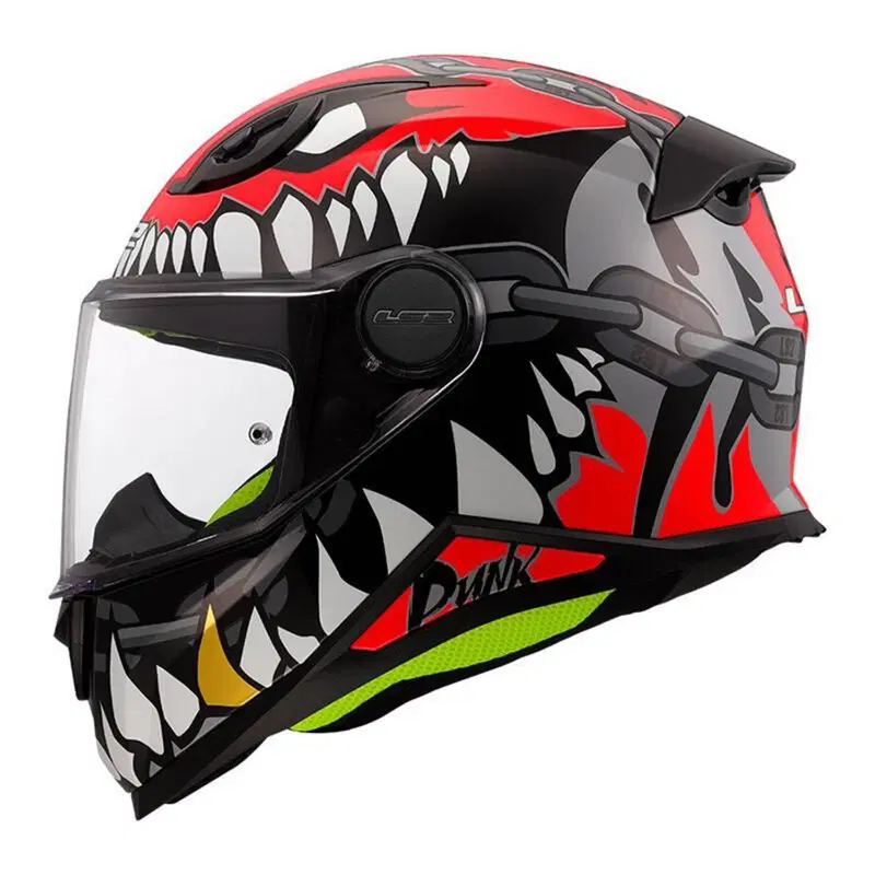 Casco Integrale Bambino LS2 Kid Punk rosso
