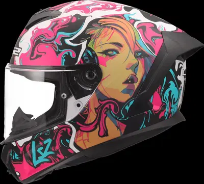 Casco Integrale LS2 FF820 Rapid III Cyberg Rosa Op