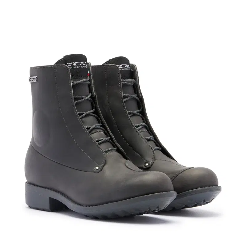 Stivali moto donna pelle TCX BLEND 2 WP WMN Nero T 