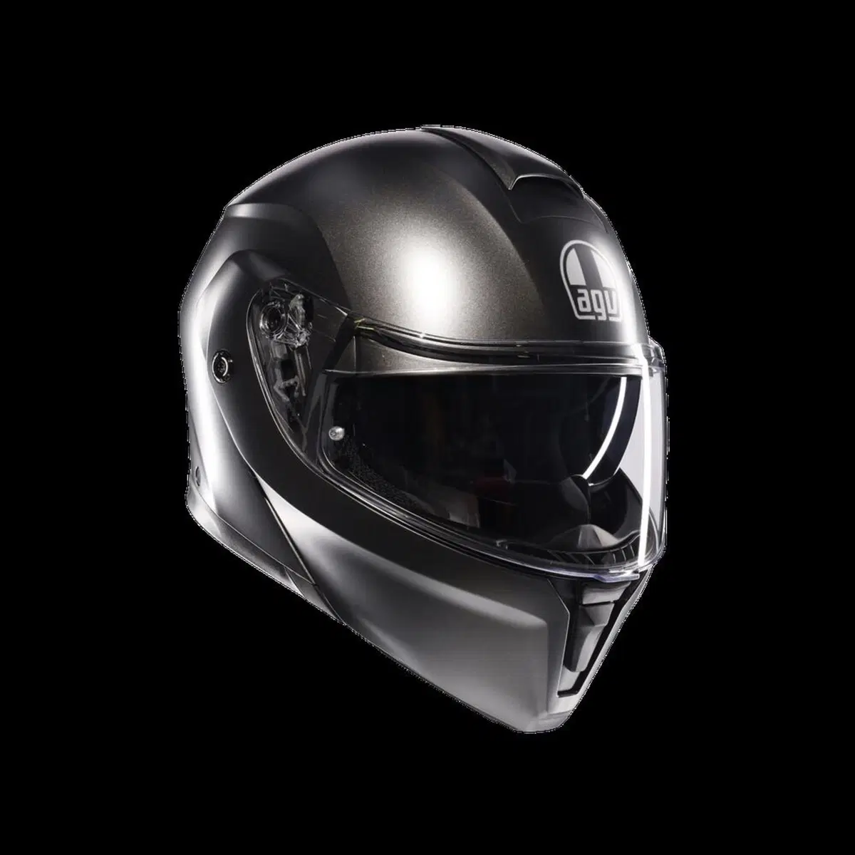 casco modulare AGV Streetmodular Mono Matt Asfalto