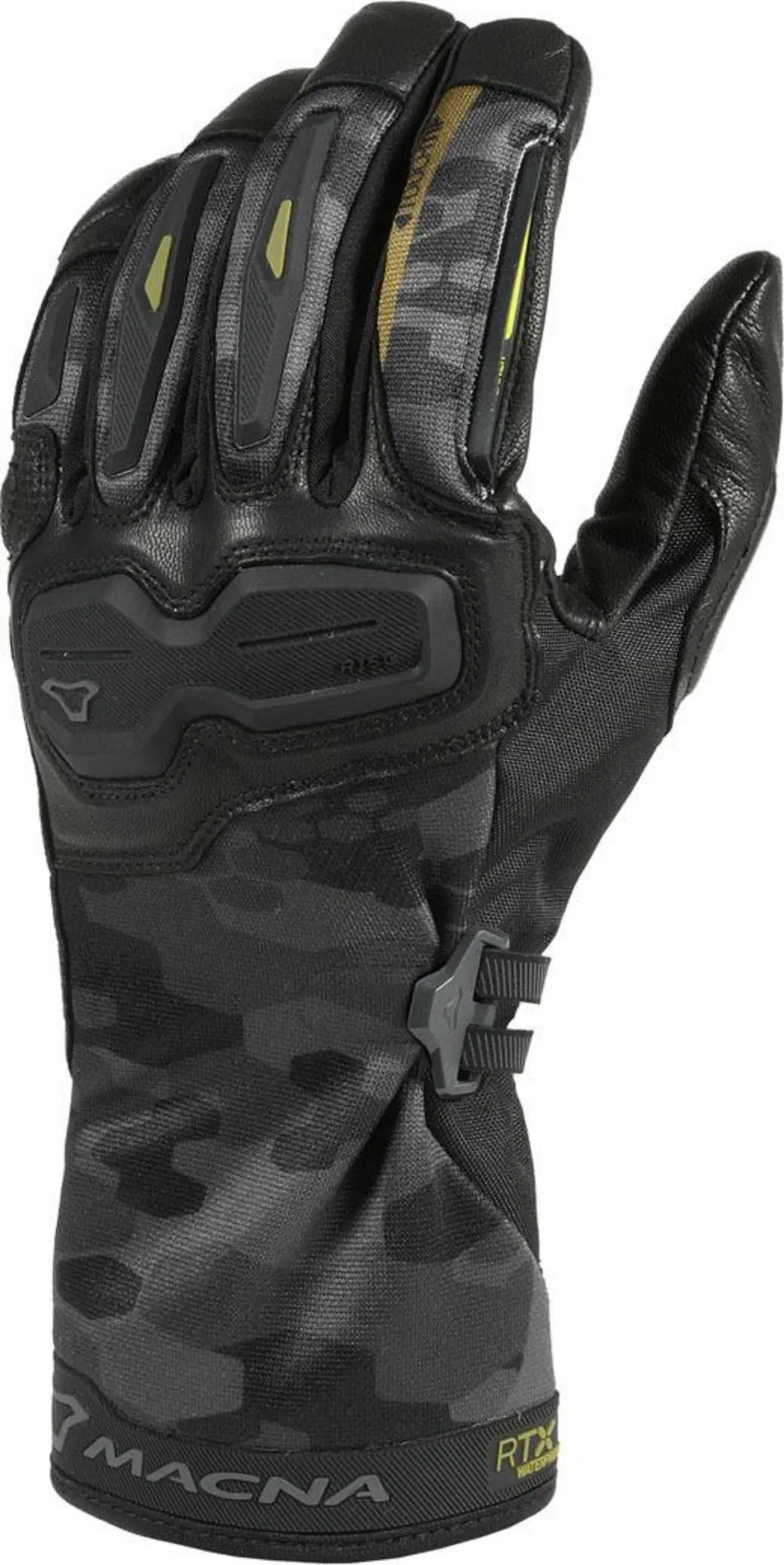 Guanti moto estivi Macna Terra RTX WP Nero Grigio
