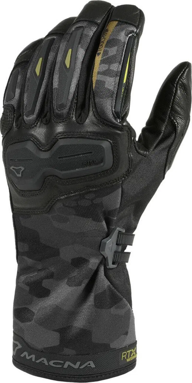 Guanti moto estivi Macna Terra RTX WP Nero Grigio