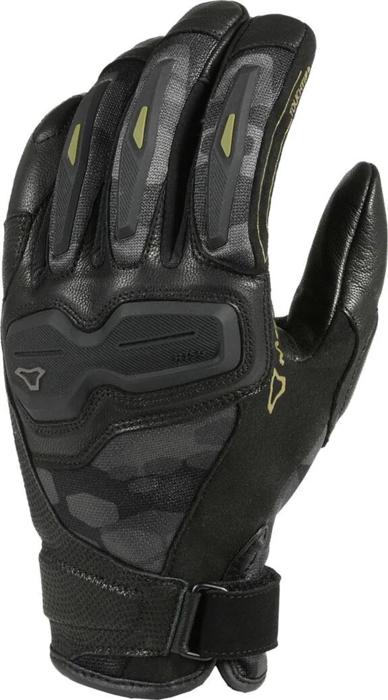 Guanti moto estivi Macna Haros Nero Grigio scuro C