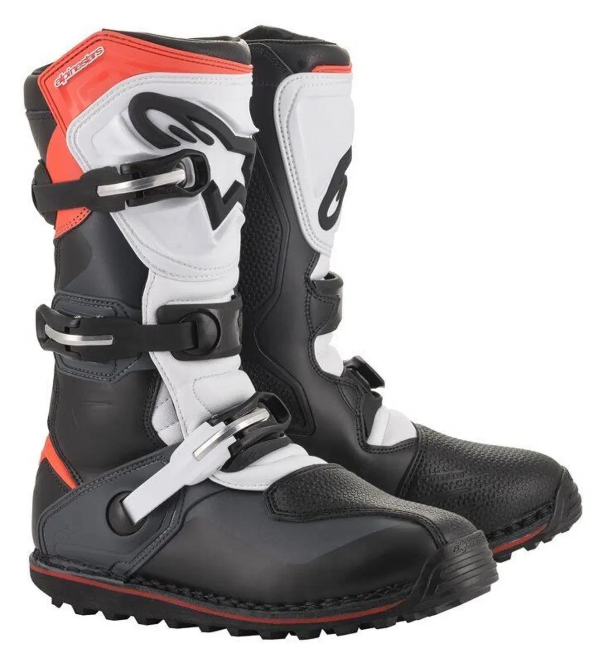 Stivali cross Alpinestars TECH T Nero Bianco Rosso